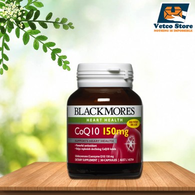 Blackmores COQ10 150mg - Viên Uống Bổ Tim Mạch